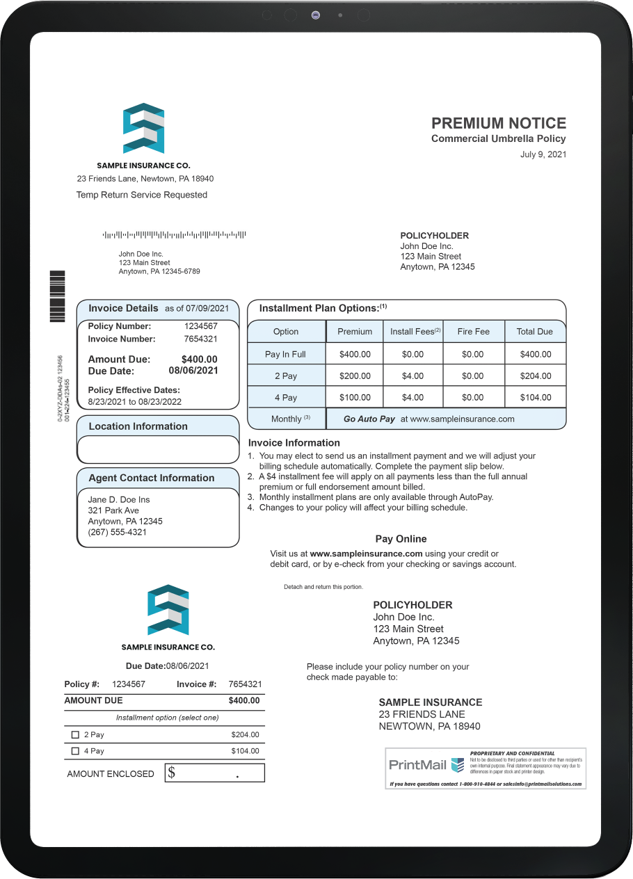 ipad with document